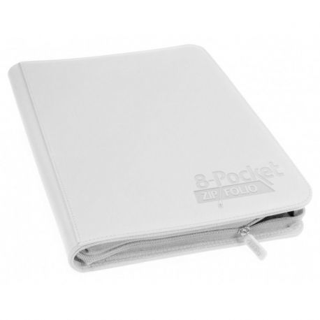 Álbum 8 - Pocket QuadRow Zipfolio Xenoskin Blanco