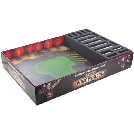 Foam tray set for Necromunda: Underhive boardgame box