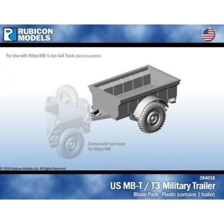 US Jeep MB-T/T3 Military Trailer