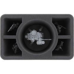 FOAM TRAY FOR ADEPTUS MECHANICUS ONAGER DUNECRAWLER + 4 COMPARTMENTS