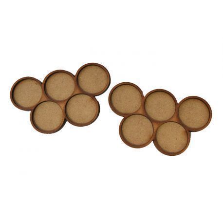 Apocalypse Movement Tray 25mm (5 holes) X2