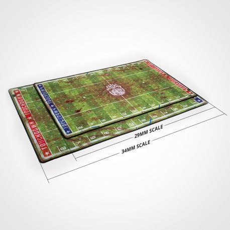 Fantasy Football Neoprene Pitch and Dugouts (29mm squares)