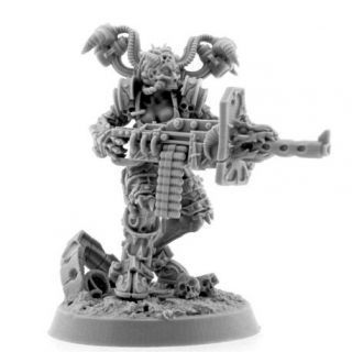 CHAOS POSSESSED CULTIST WITH HEAVY MACHINE GUN