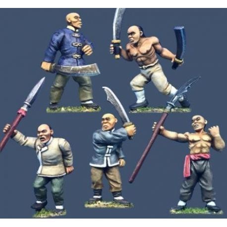 Tong Warriors with Assorted Weapons