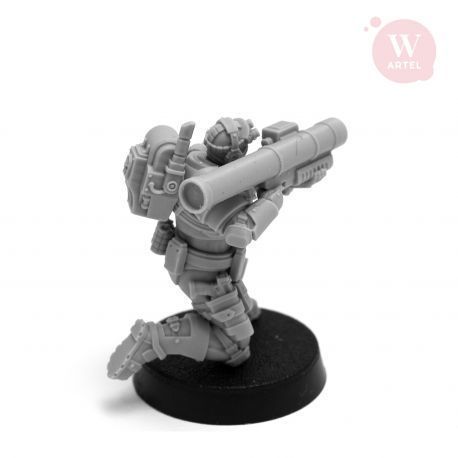Scout`n`Recon Heavy Weapon Specialist 28mm scale