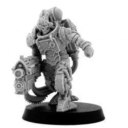 MECHANIC ADEPT BATTLE SERVITOR WITH HEAVY BOLTGUN (LM)