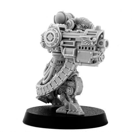 MECHANIC ADEPT BATTLE SERVITOR WITH HEAVY BOLTGUN (HM)