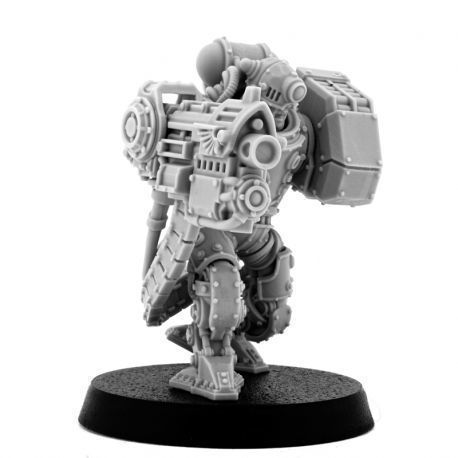 MECHANIC ADEPT BATTLE SERVITOR WITH HEAVY BOLTGUN (HM)