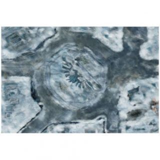 9ED 44'x30' Imperial City Snow 2 Compatible with Warhammer, Warhammer 40K and other Wargames