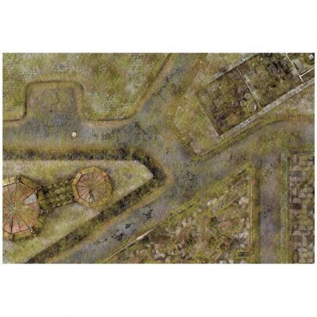 9ED 44'x30' Imperial City Jungle 1 Compatible with Warhammer, Warhammer 40K and other Wargames