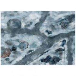 9ED 44'x60' Imperial City Snow 1 Compatible with Warhammer, Warhammer 40K and other Wargames