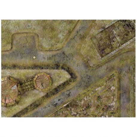9ED 44'x60' Imperial City Jungle 1 Compatible with Warhammer, Warhammer 40K and other Wargames