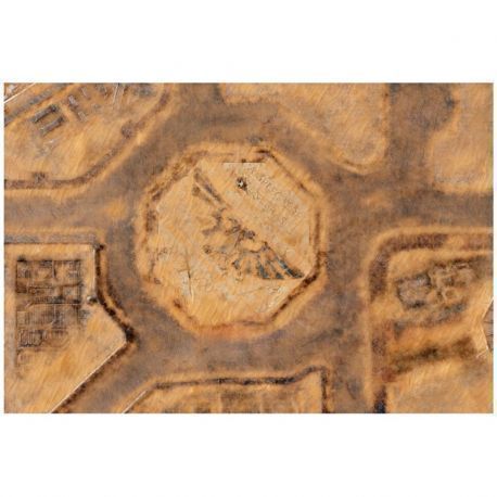 9ED 44'x30' Imperial City Desert 2 Compatible con Warhammer, Warhammer 40K y otros Wargames
