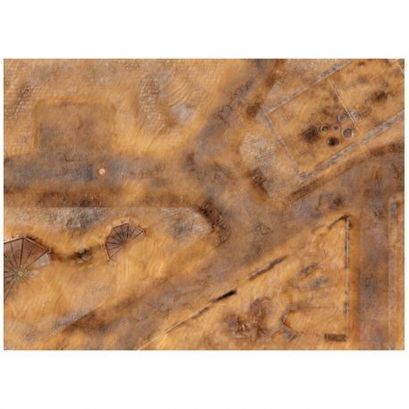9ED 44'x60' Imperial City Desert 1 Compatible with Warhammer, Warhammer 40K and other Wargames