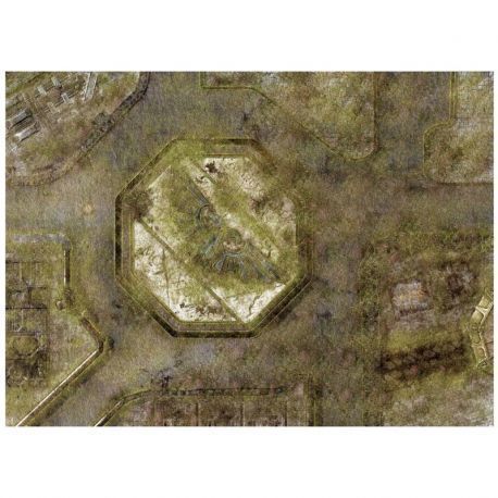 9ED 44'x60' Imperial City Jungle 2 Compatible with Warhammer, Warhammer 40K and other Wargames