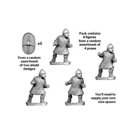 Unarmoured Citizen Spearmen (8)