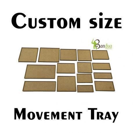 CUSTOM MDF BASES - FROM 71x71mm TO 250x250mm