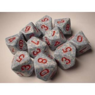 Chessex Speckled Polyhedral Ten d10 Set - Air