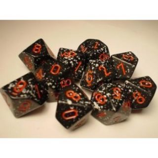 Chessex Speckled Polyhedral Ten d10 Set - Space