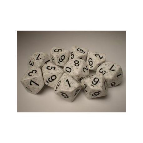 Chessex Speckled Polyhedral Ten d10 Set - Arctic Camo