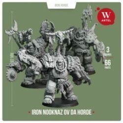 Iron Nooknaz ov da Horde (3 miniatures)