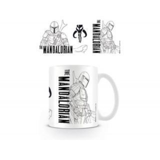 Taza Star Wars: The Mandalorian (Line Art)