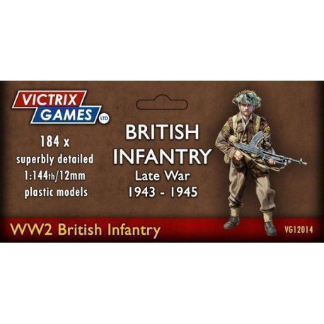 12mm Late War British Infantry and Heavy Weapons