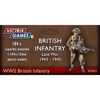 12mm Late War British Infantry and Heavy Weapons