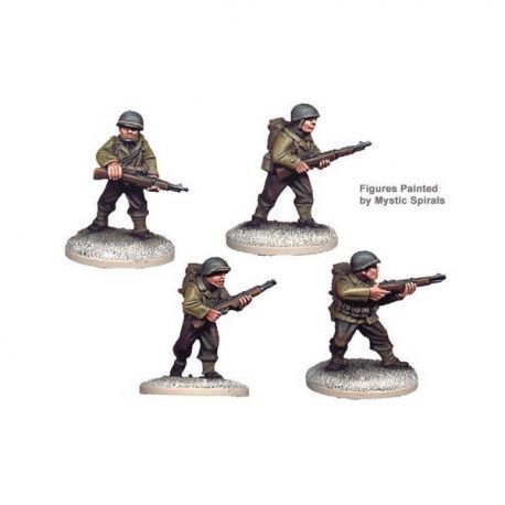 US Infantry Riflemen I (4 figs)
