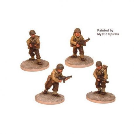 US Infantry with Thompson SMG (4 figs)