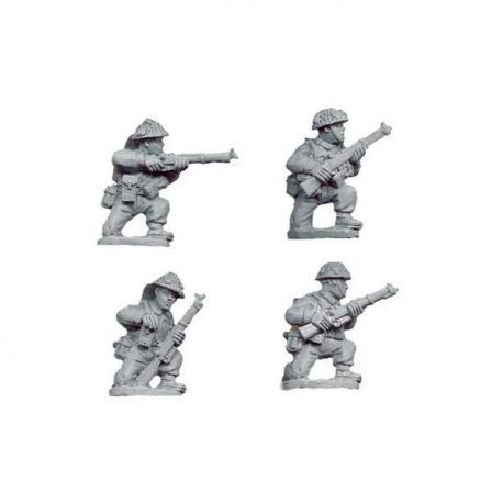 Late British Riflemen Kneeling (4 figs)