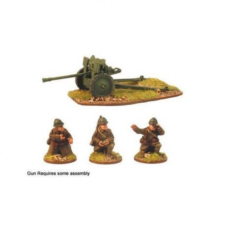 French 25mm AT gun & 3 crew