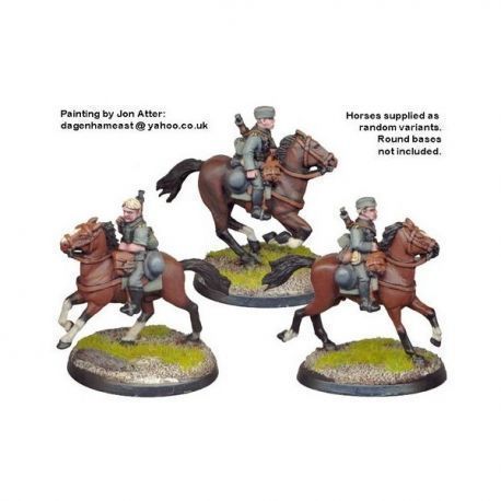 German Cavalry in side Caps (3)