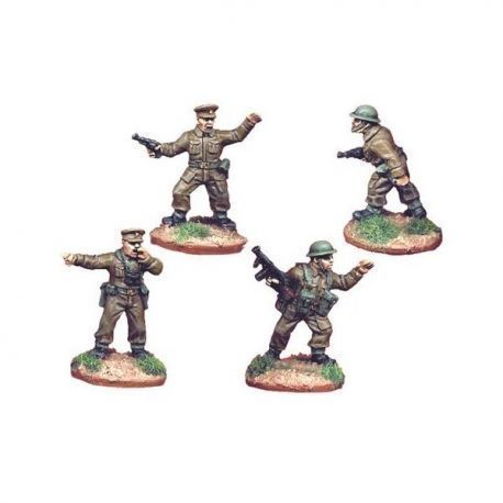 British Infantry Command (4 figures)