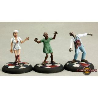 Zombies: Doctor, Nurse, and Patient
