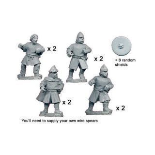 Unarmoured Spanish Spearmen (8 figs)