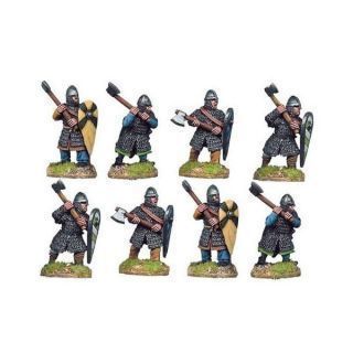 Norman Knights on Foot with Axes (8 figs)