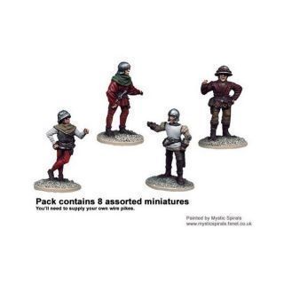 Wars of the Roses Unarmoured Pikemen (8)