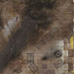 Quarry Zone 3'X3' (90X90CM) - FOR WARHAMMER, WARHAMMER 40K AND OTHER WARGAMES