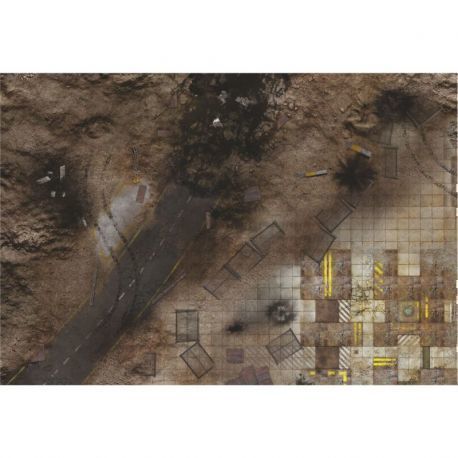 Quarry Zone PATROL 44"X30" (112X76CM) - FOR WARHAMMER, WARHAMMER 40K AND OTHER WARGAMES
