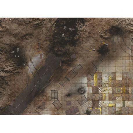 Quarry Zone  KT MATS - 22"X30" (57X76CM) - FOR WARHAMMER, WARHAMMER 40K AND OTHER WARGAMES
