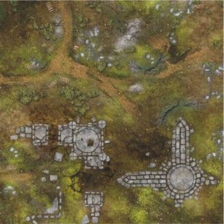 War Fields 3'X3' (90X90CM) - FOR WARHAMMER, WARHAMMER 40K AND OTHER WARGAMES