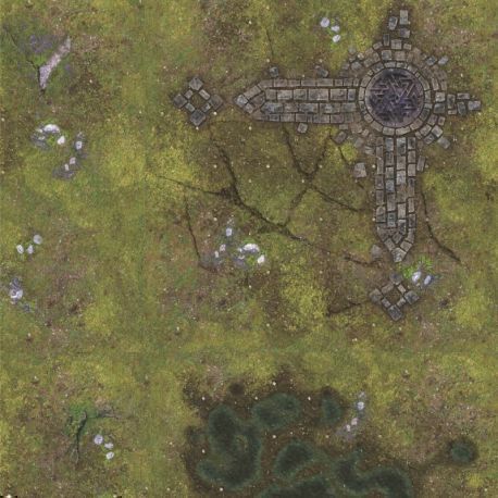 Ruins 2'x 2' (60x60 cm) - FOR WARHAMMER, WARHAMMER 40K AND OTHER WARGAMES
