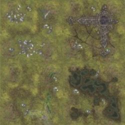 Ruins  4'X4' (120X120CM) - FOR WARHAMMER, WARHAMMER 40K AND OTHER WARGAMES