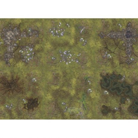 Ruins SHOCK 44"X60" (112X152CM) - FOR WARHAMMER, WARHAMMER 40K AND OTHER WARGAMES