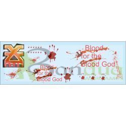 Blood God Graffiti  Decal Sheet