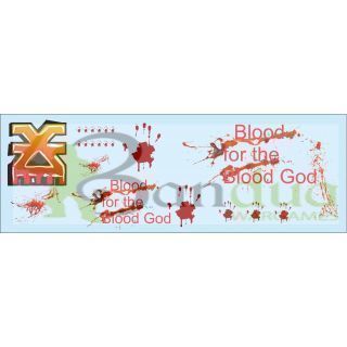 Blood God Graffiti  Decal Sheet