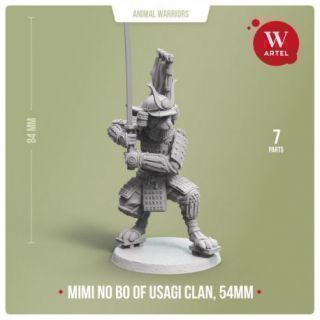 Mimi no Bo, Warrior of Usagi Clan, 54mm scale