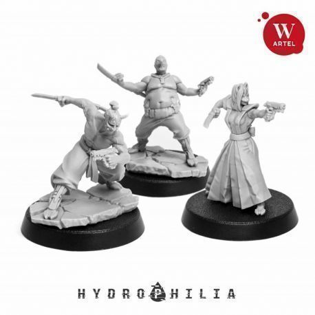 Faceless Agents (3 miniatures)