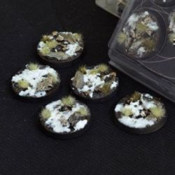 Winter Bases Round 40mm (x5)